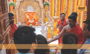 राजुरेश्वर गणपतीचे लाखो भाविकांनी घेतले दर्शन