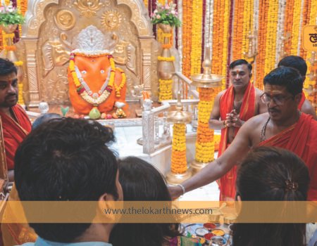 राजुरेश्वर गणपतीचे लाखो भाविकांनी घेतले दर्शन