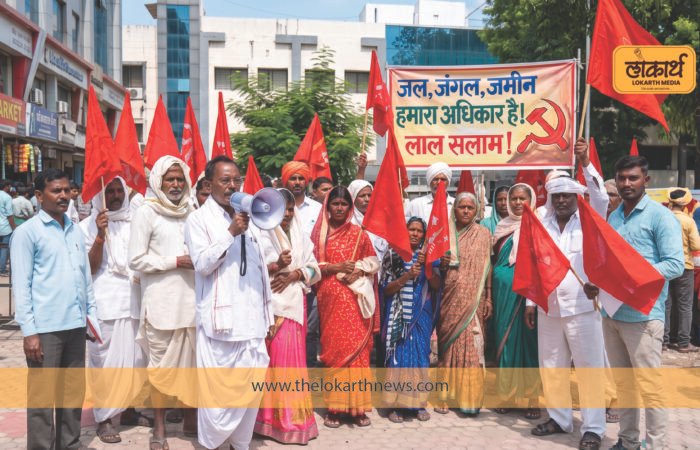 Akhil Bhartiy Kisan Majdoor Sabha andolan Lokarth