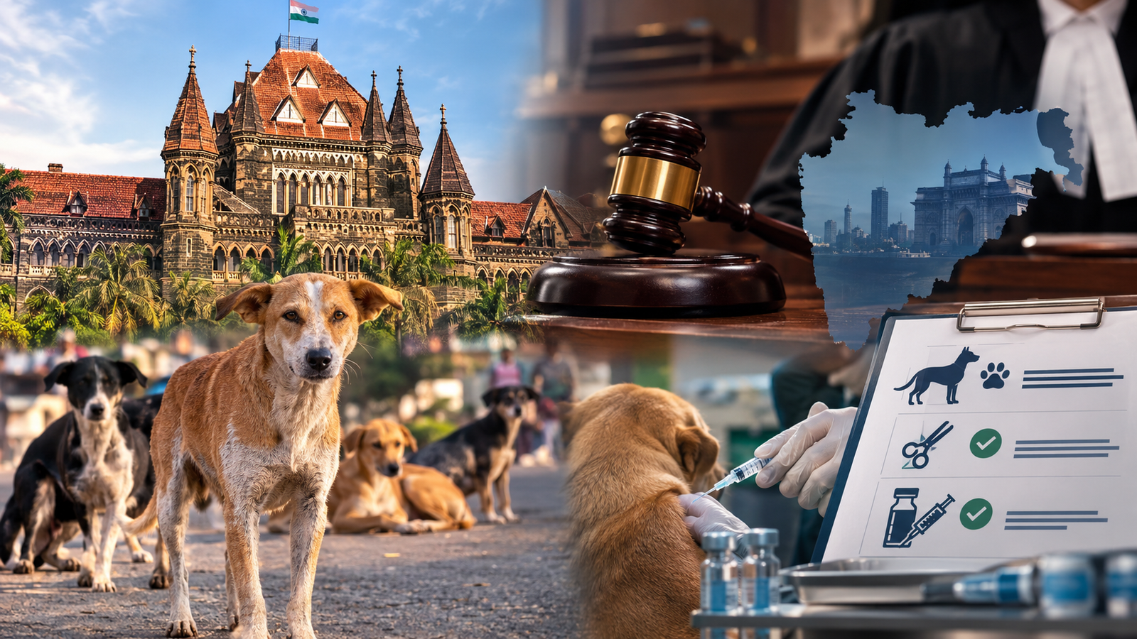 Bombay Court, Stray Dogs, and Justice AI Image Lokarth 10.10.2026
