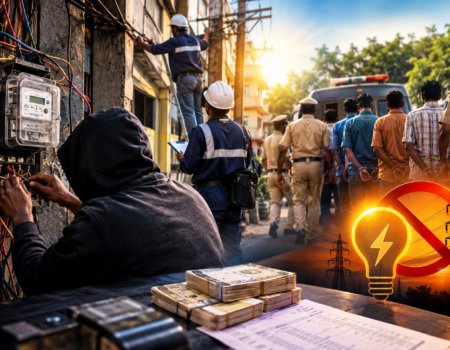Electricity Theft Enforcement Collage Lokarth AI Image 10.10.2026