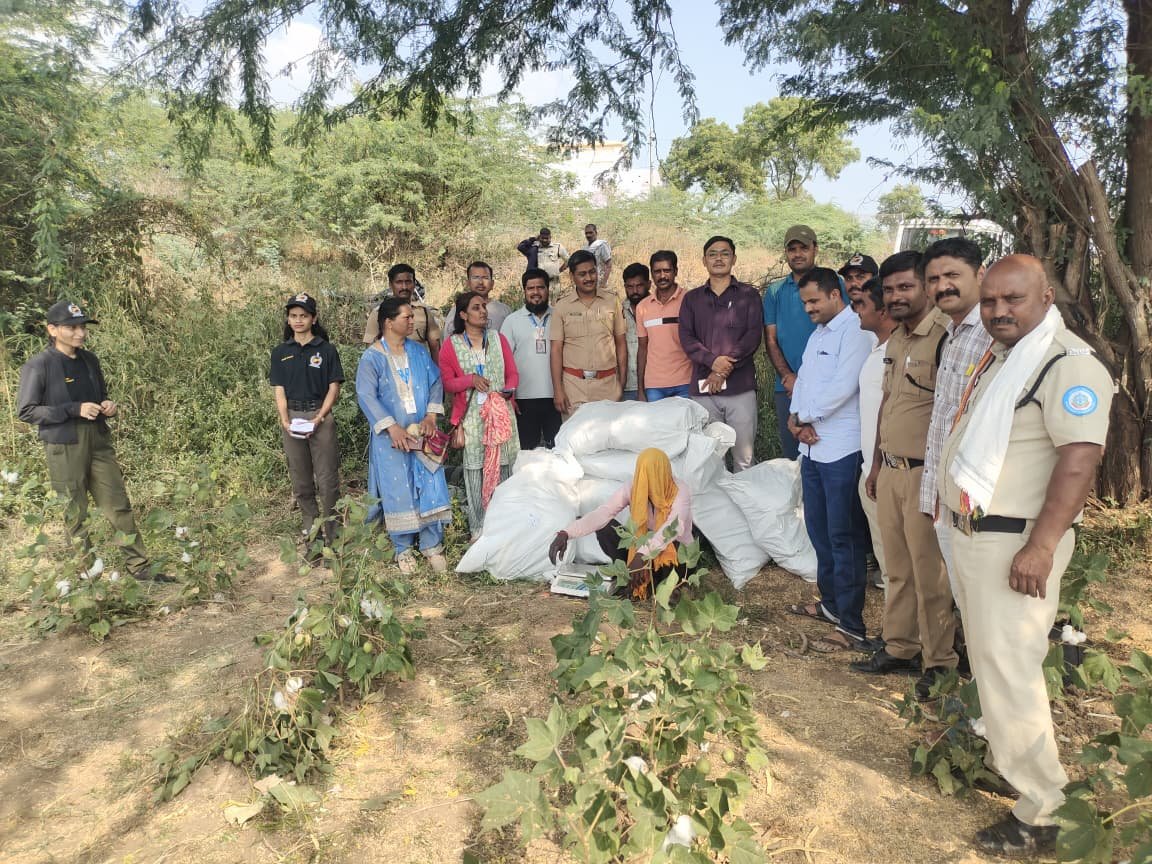 Kapashichya Shetat Ganjachi Bag Image Gangapur Lokarth 19.10.2026
