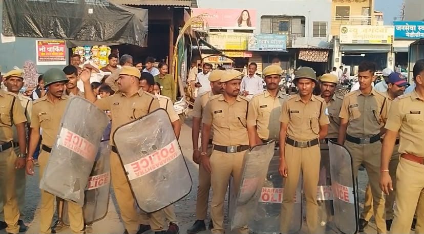 नवरात्रोत्सवासाठी शहरात पोलिसांचा कडेकोट बंदोबस्त; १,२४९ पोलीस तैनात