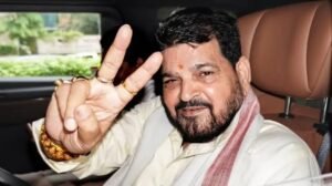 आंदोलनामागे एलॉन मस्क यांचा हात : बृजभूषण सिंह