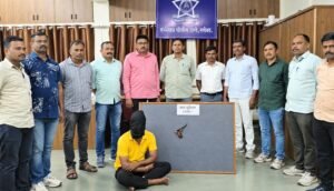 मुदखेडमध्ये गावठी पिस्तूलसह एकजण जेरबंद