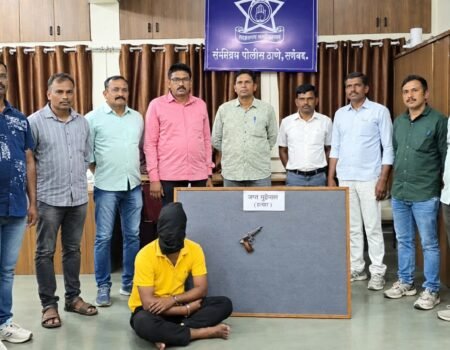 मुदखेडमध्ये गावठी पिस्तूलसह एकजण जेरबंद
